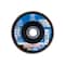 Pferd 4" x 5/8" A.H. POLIFAN Flap Disc - Z SG POWER STEELOX, Zirconia, 40 Grit, Flat 62138 - alternate 2
